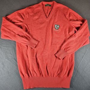 Men's Red Cardigan Sweater